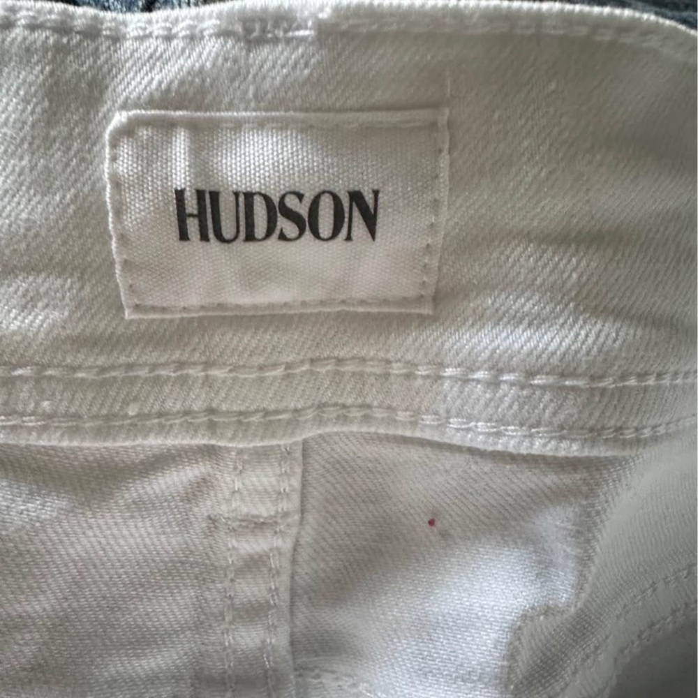 Hudson Jeans White Jean Shorts - Picture 3 of 5